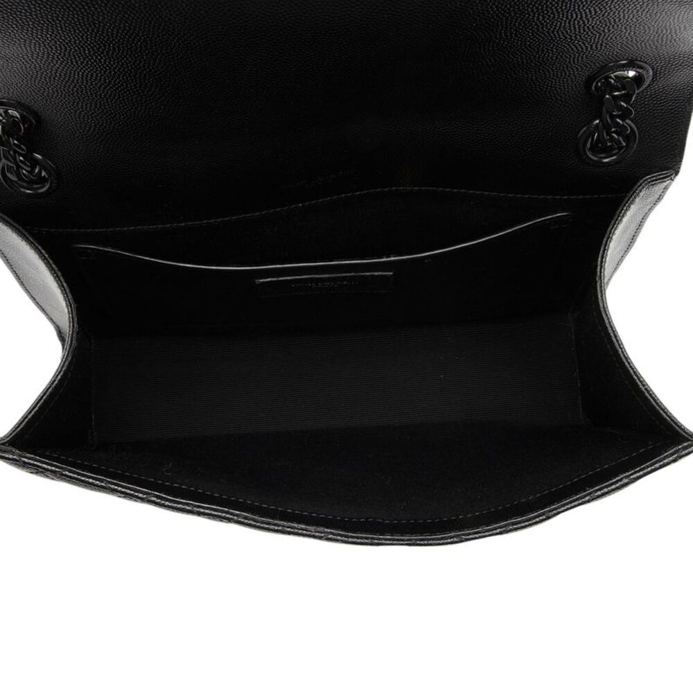 Saint Laurent Mixed Matelasse Grain de Poudre Monogram Medium Shoulder Bag - Picture 7 of 14